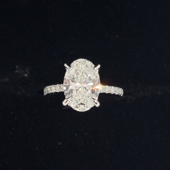 New 3ct IGI Certified Lab Grown Diamond Ring, 14K White Gold !!! - Picture 6 of 13